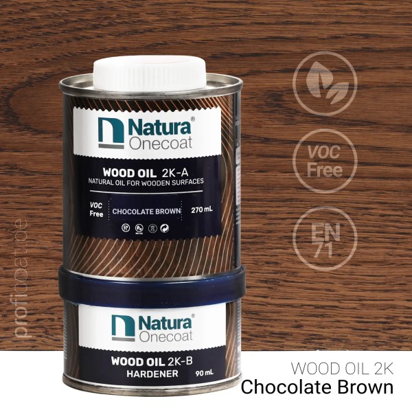 Wood Oil 2K CHOCOLATE BROWN
