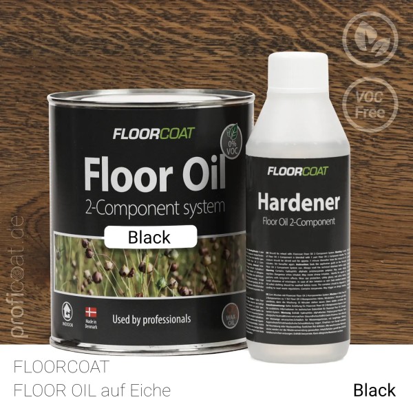 Floorcoat Floor Oil 2C Black