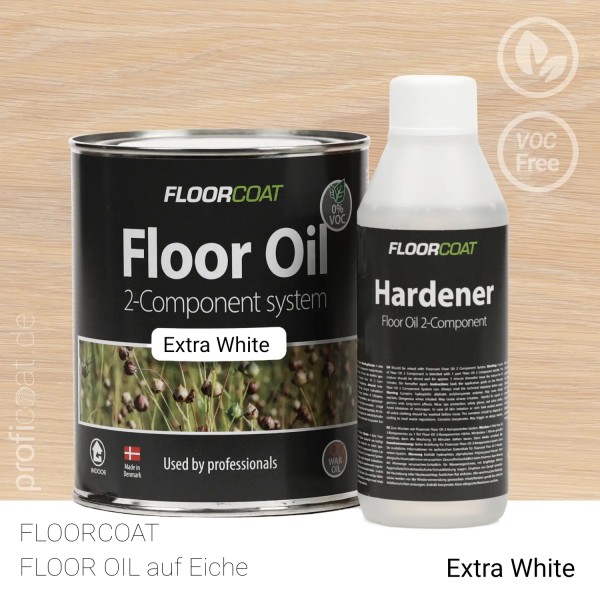 Floorcoat Floor Oil 2C Extra White