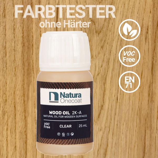 Tester Naßprobe Natura Onecoat Clear