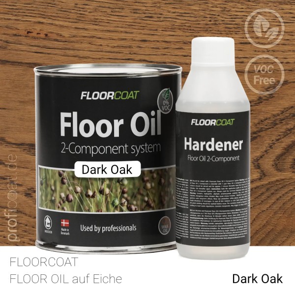 Floorcoat Floor Oil 2C Dark Oak