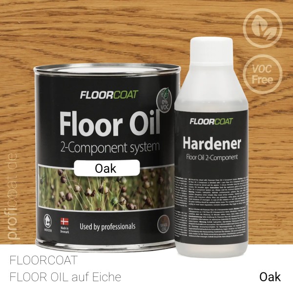 Floorcoat Floor Oil 2C Oak