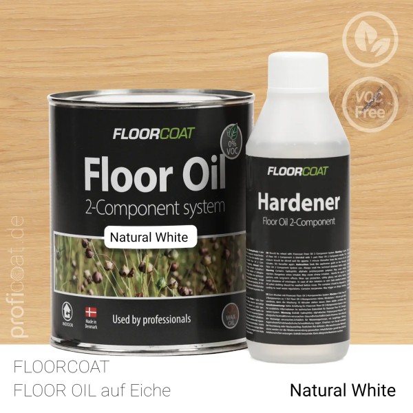 Floorcoat Floor Oil 2C Natural White