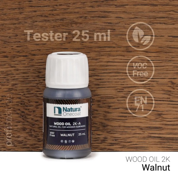 Probe Wood Oil Farbton WALNUT 25ml von Natura Onecoat